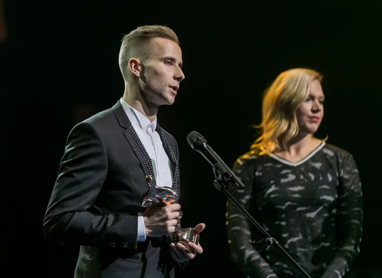 Eesti spordiaasta tähtede gala 2016. Aasta Meessportlane 2016 on Rasmus Mägi