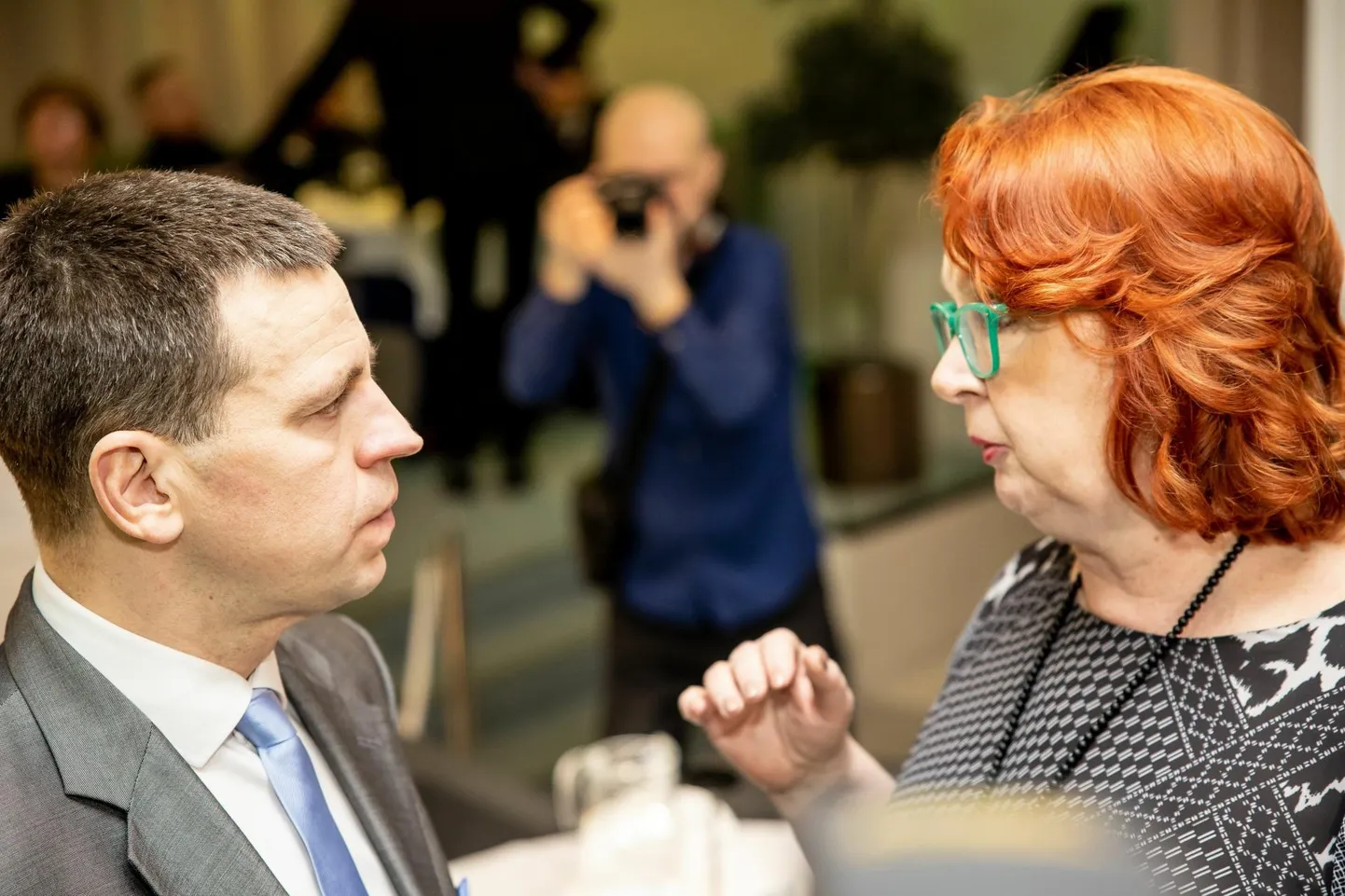Jüri Ratas ja Jana Toom.
