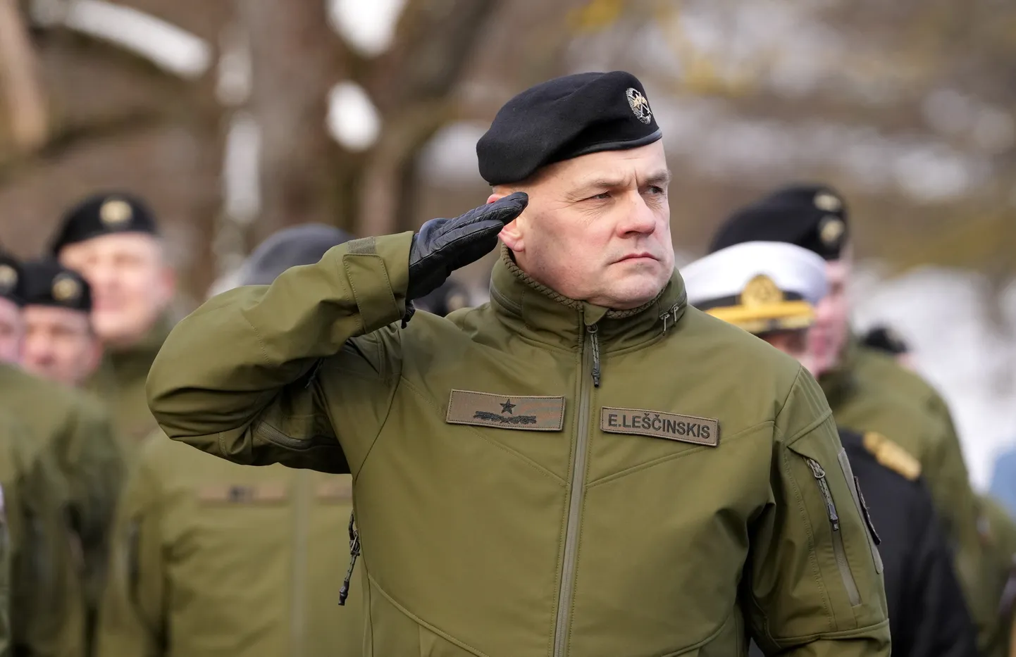 Zemessardzes komandieris brigādes ģenerālis Egils Leščinskis