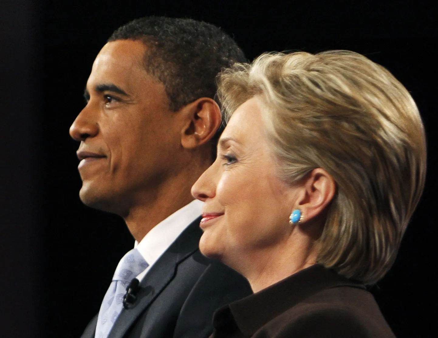 USA president Barack Obama ja presidendikandidaat Hillary Clinton