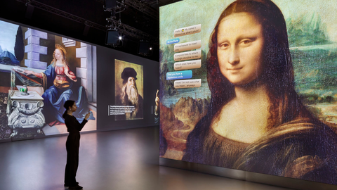 Imersīvo izstādi DA VINCI GENIUS pirmajā mēnesī pieredzējuši 10 000 apmeklētāju