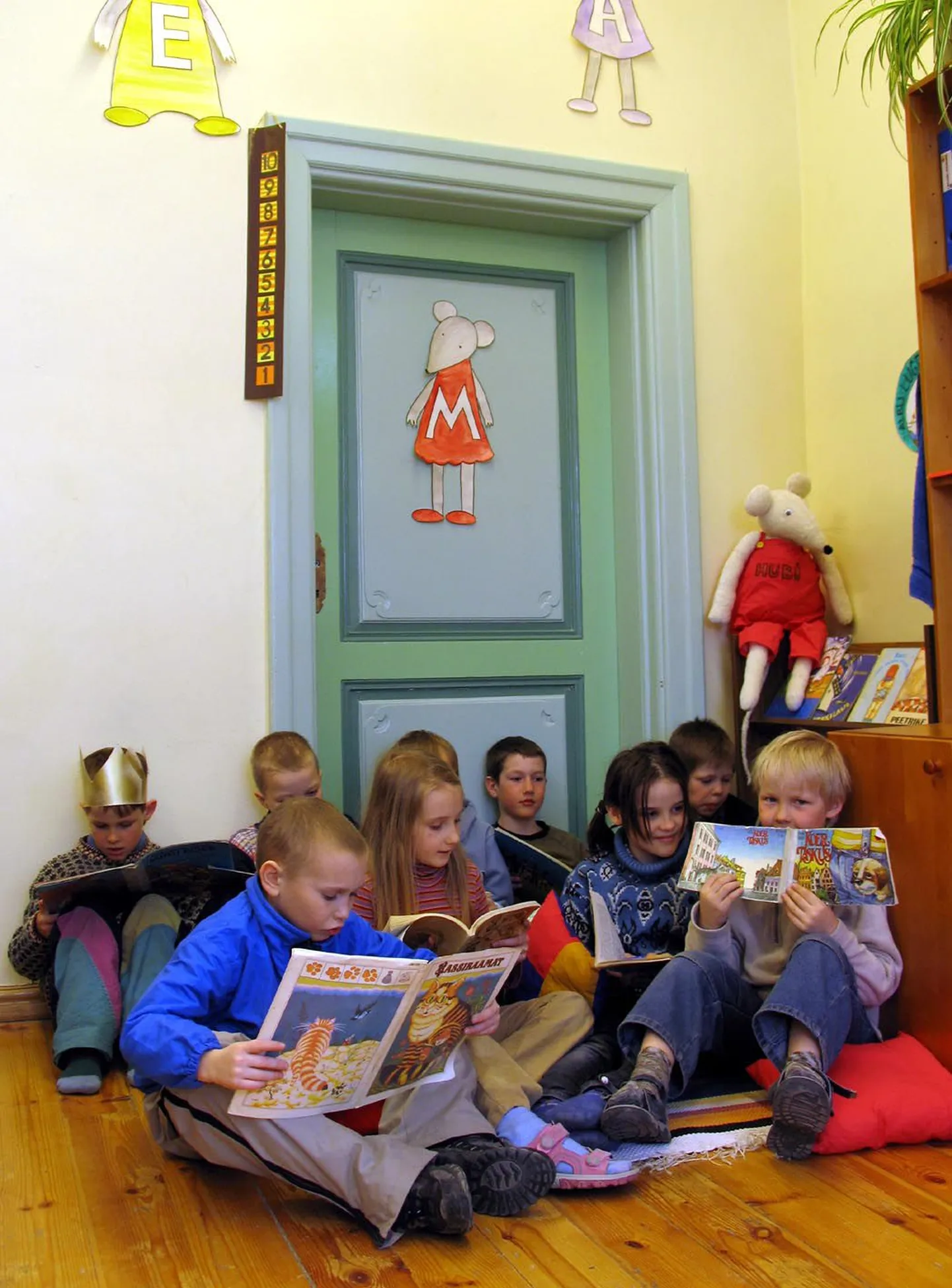 Albu põhikooli õpilased, foto on illustratiivne