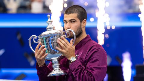 Alkarass otro reizi triumfē "US Open"