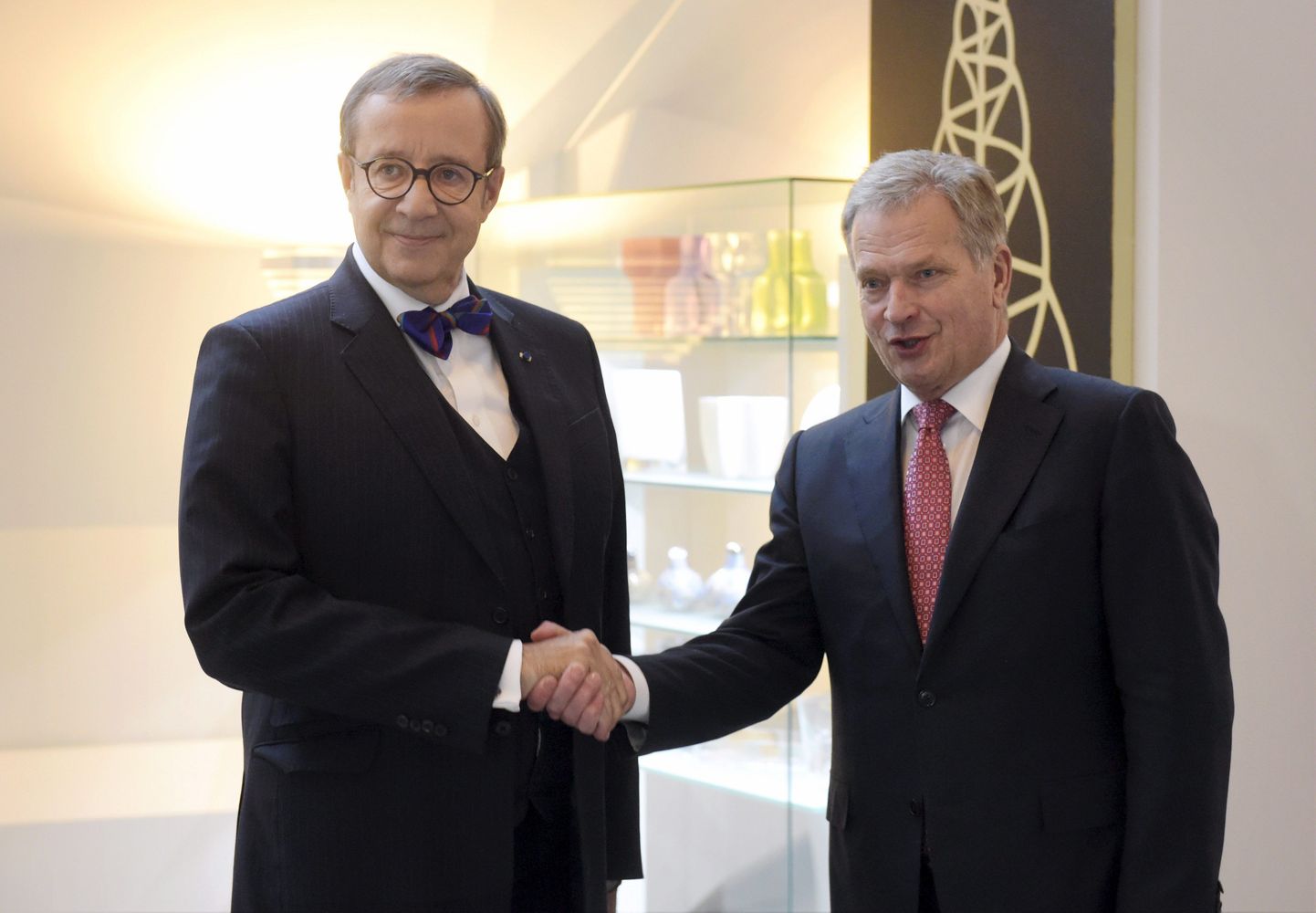 President Toomas Hendrik Ilves ja Soome riigipea Sauli Niinistö.