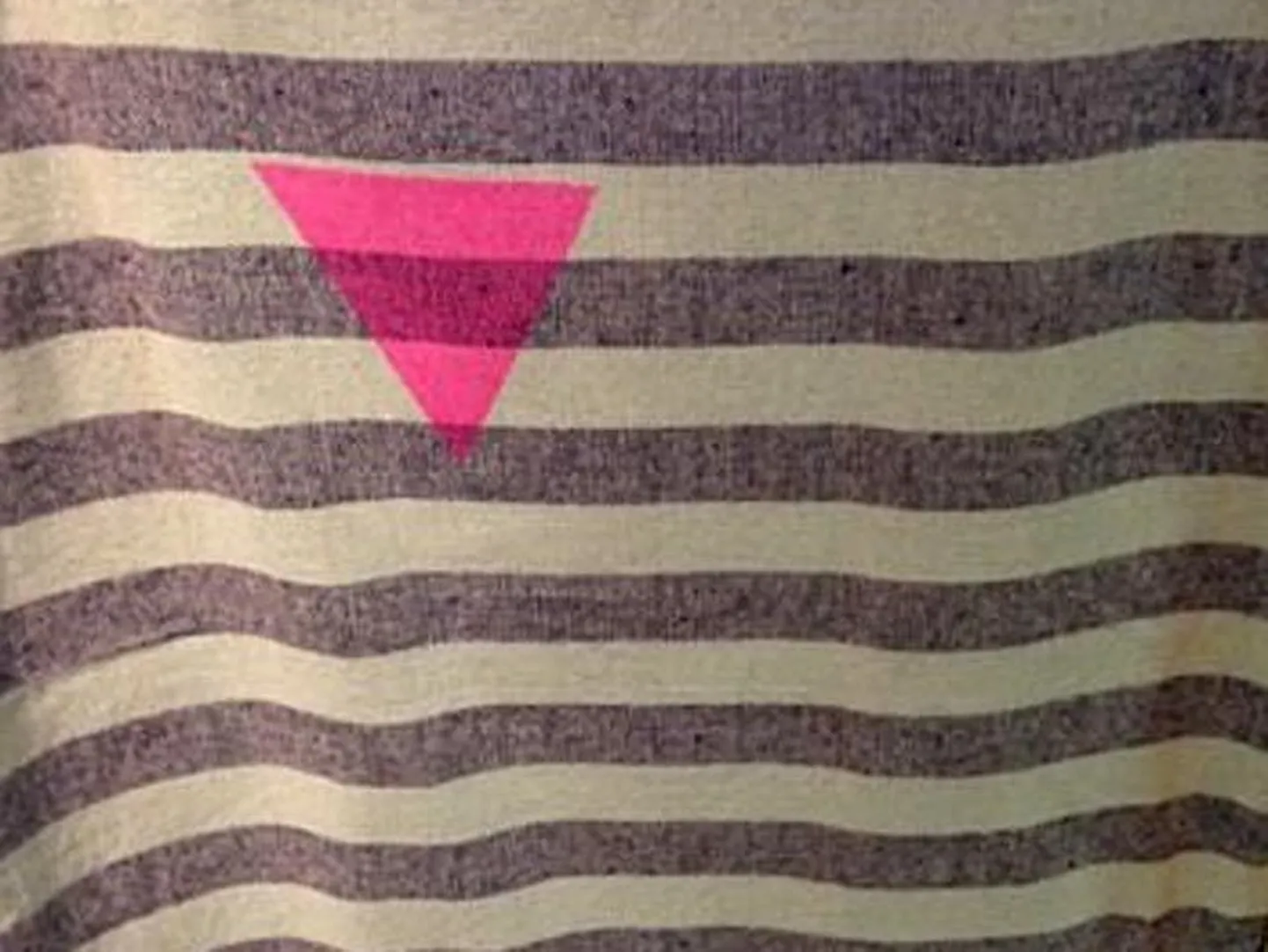Гобелен Urban Outfitters, напоминающий форму заключенных в нацистские концлагеря гомосексуалистов.