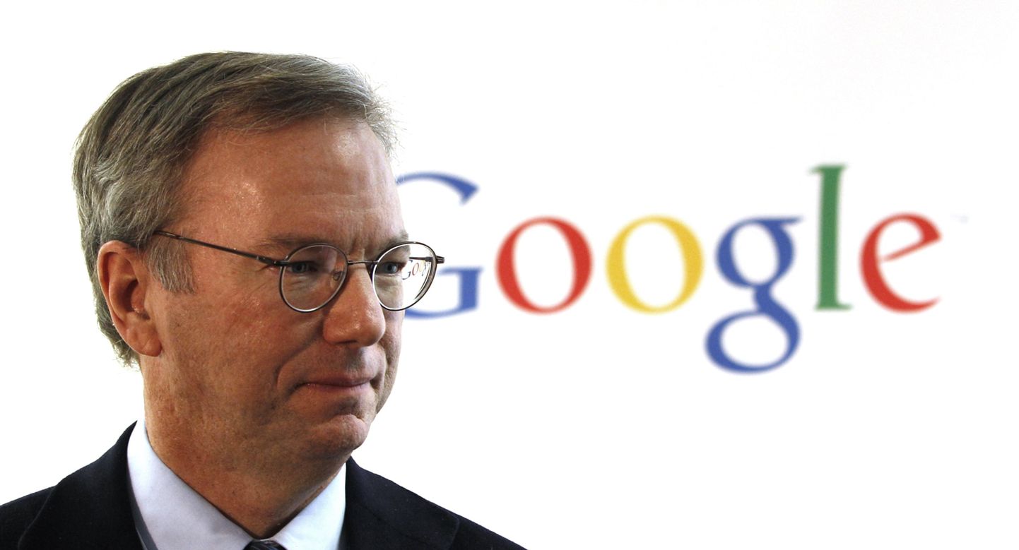 Google'i nõukogu esimees Eric Schmidt.