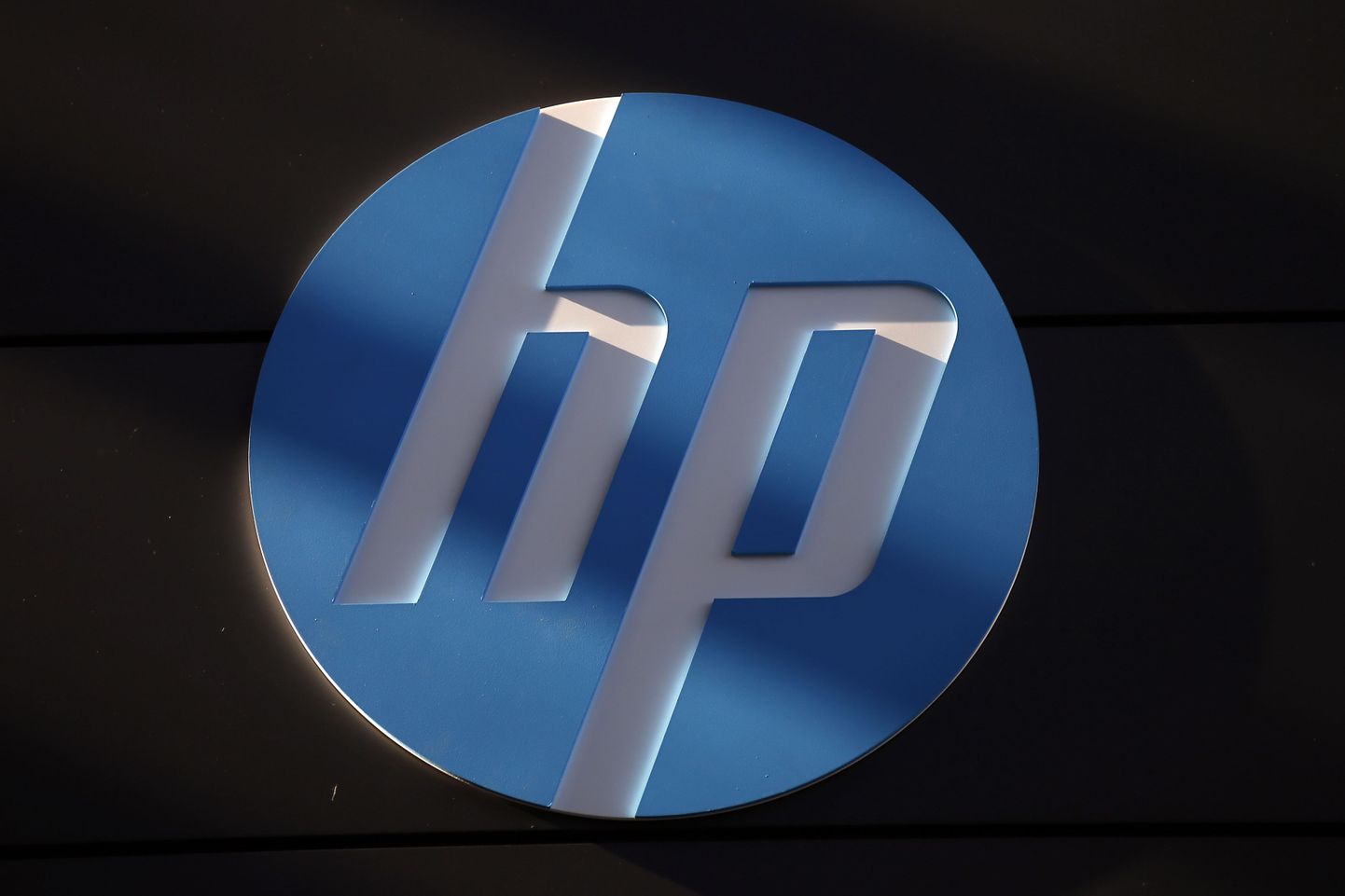 Hewlett-Packardi logo peakorteri pressikeskuses.