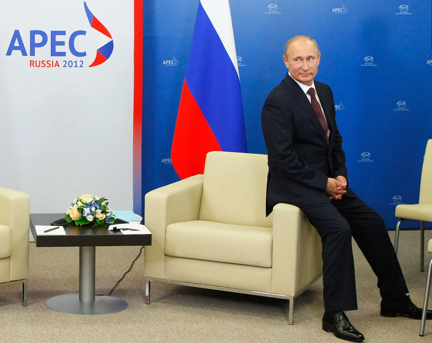 Vladimir Putin APECi tippkohtumise ajal Vladivostokis.