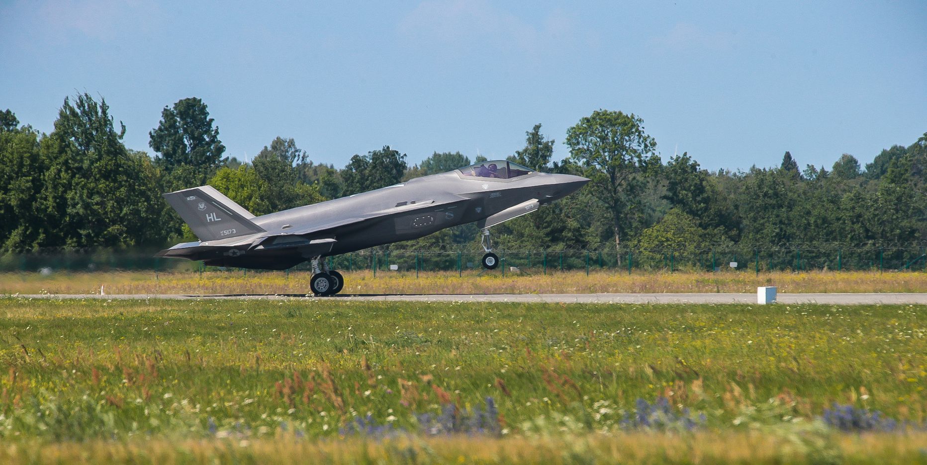 F35 harjutuslennud Ämari lennuväljal.