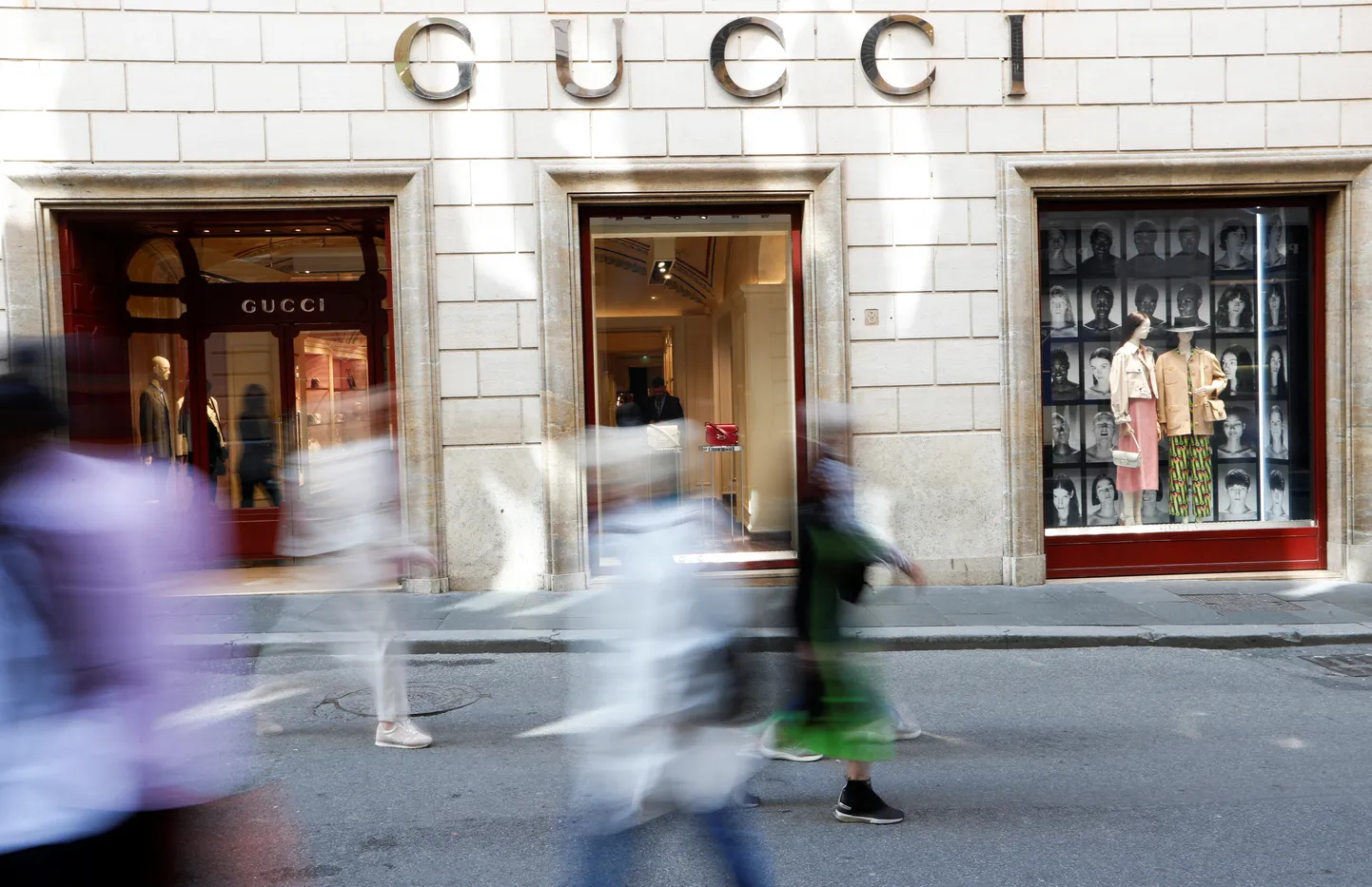 Магазин Gucci в Риме.