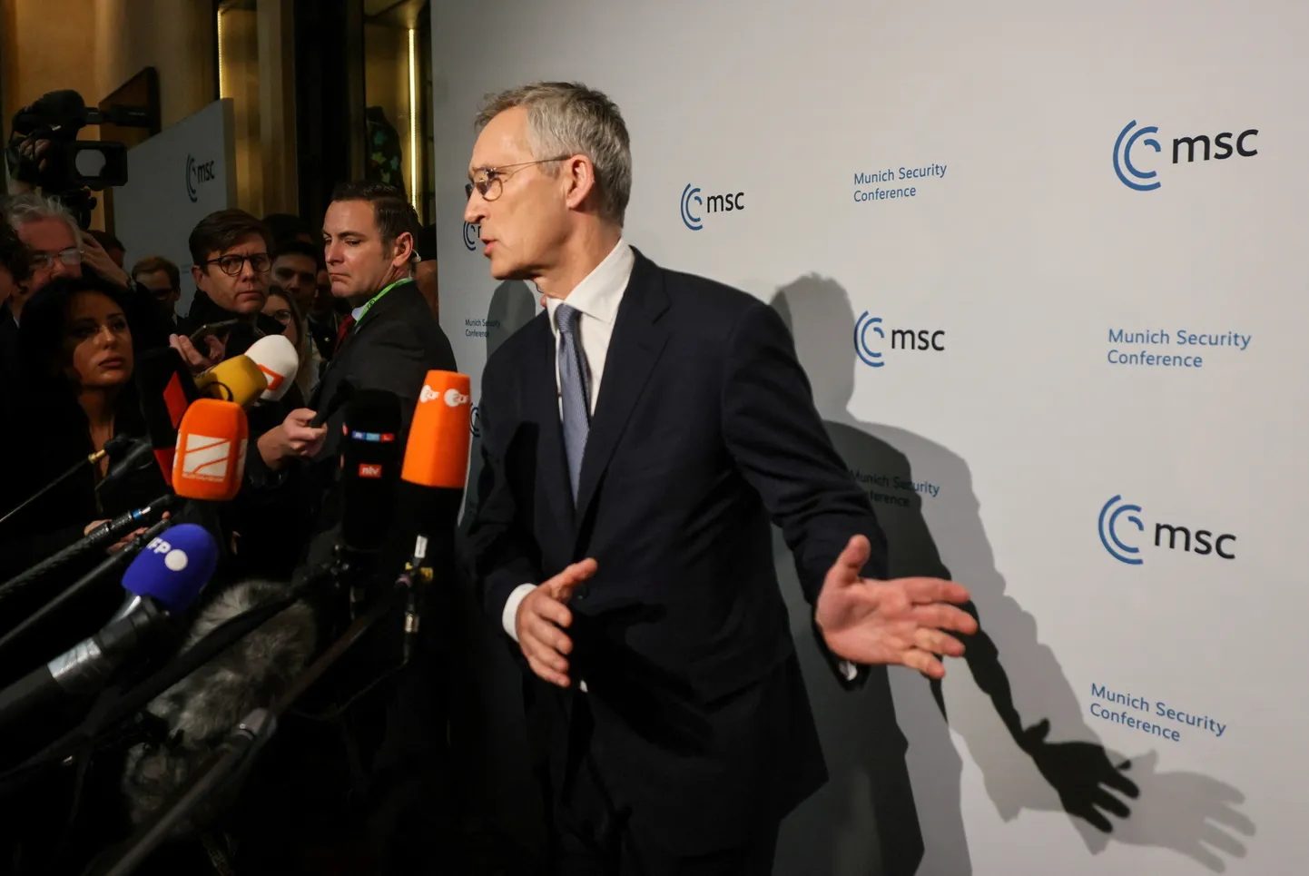 NATO peasekretär Jens Stoltenberg Müncheni julgeolekukonverentsil.