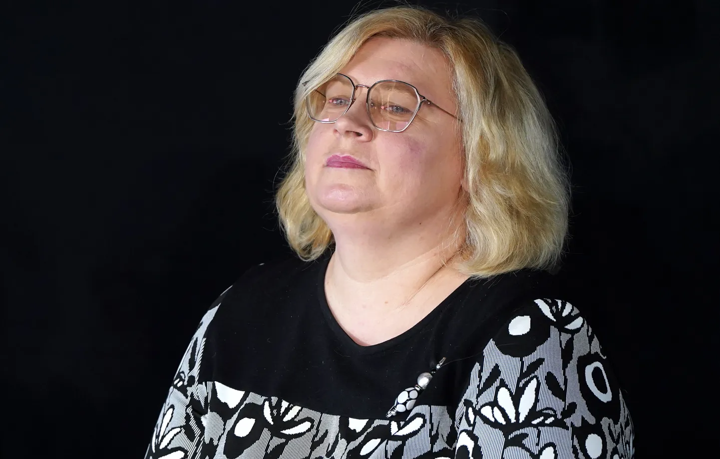 Kultūras ministrijas valsts sekretāre Dace Vilsone piedalās preses konferencē, kurā informē par Izraēlas teātra "Gešer" viesizrādēm.