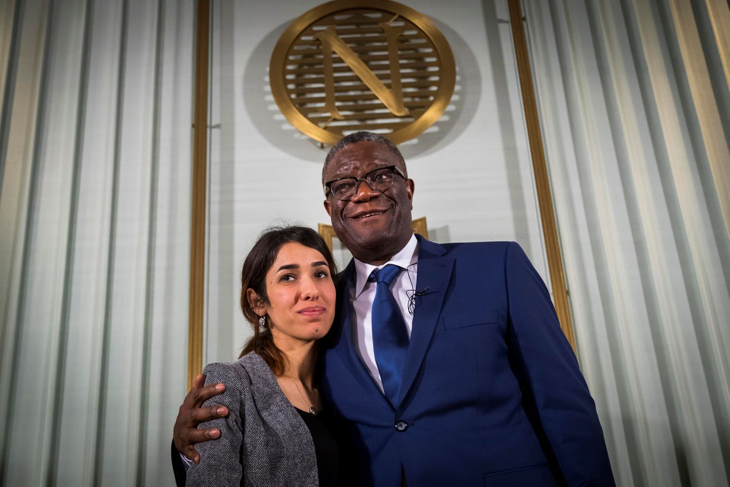 Nobeli rahupreemia laureaadid Nadia Murad ja Denis Mukwege