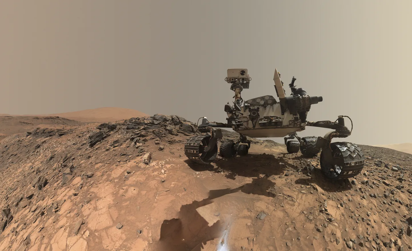 NASA Marsi-kulgur Curiosity punase planeedi selfi