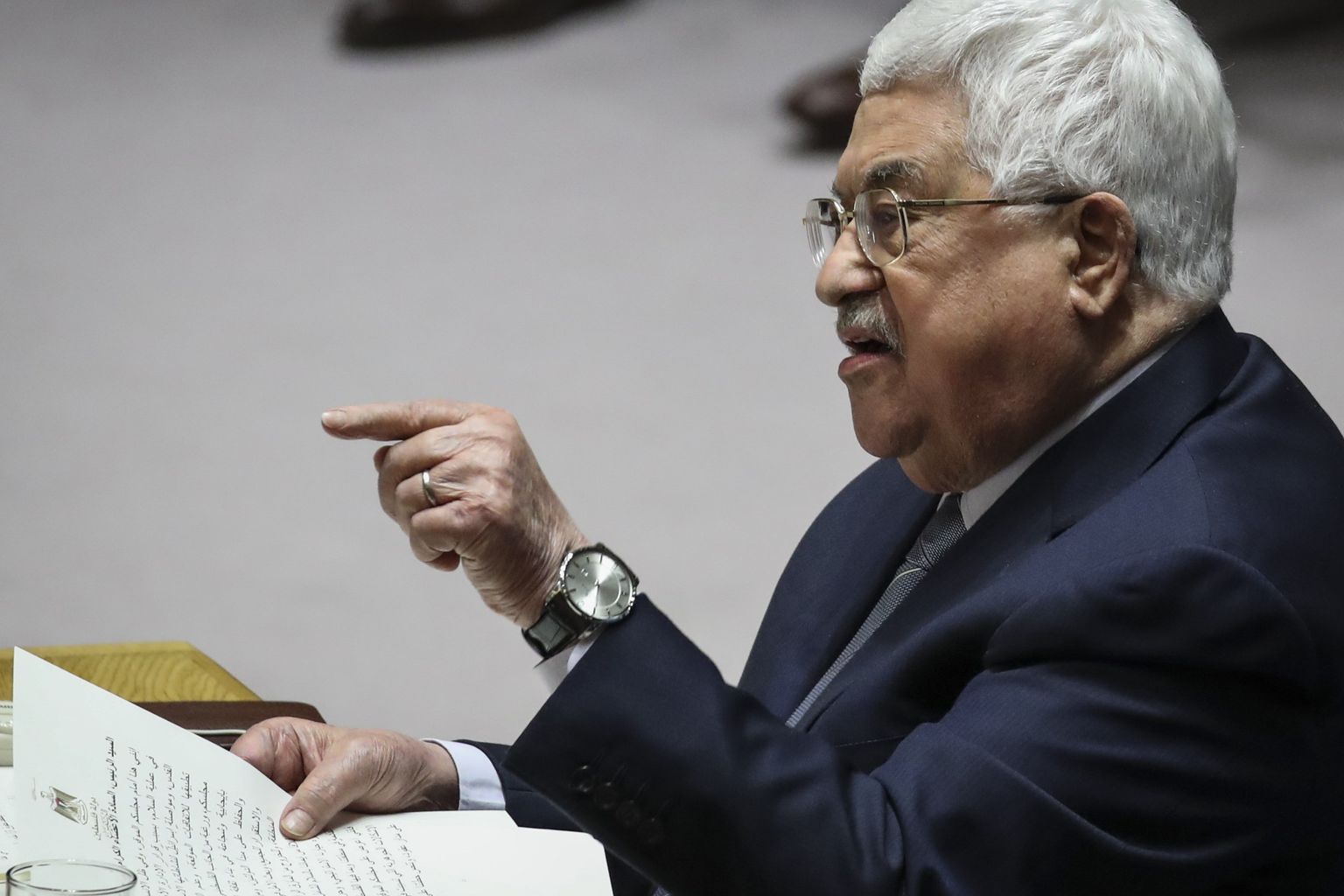 Mahmoud Abbas.