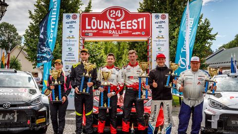 Lõuna-Eesti ralli võitsid autoralli MM-sarja liidrid Evans ja Martin
