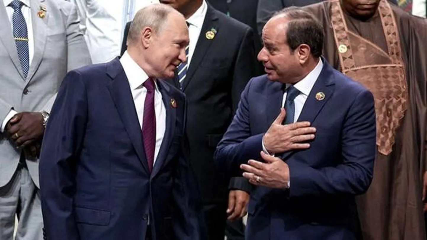 Владимир Путин на саммите "Россия - Африка"