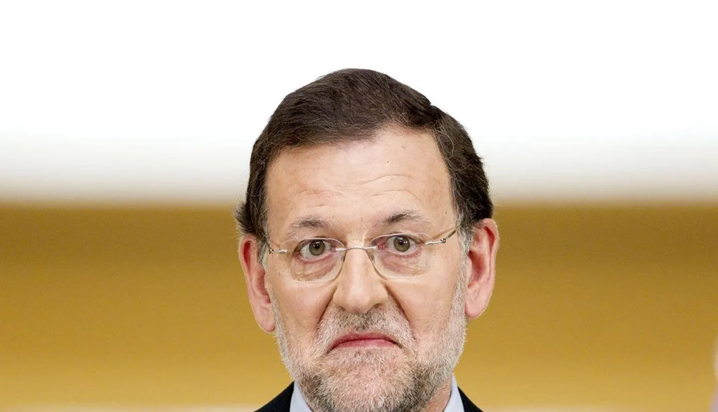 Hispaania peaminister Mariano Rajoy ütles eile pressikonverentsil, et dramaatilise meelemuutuse taga ei olnud välissurve, vaid hoopis tema ise avaldas laenuks soovi.