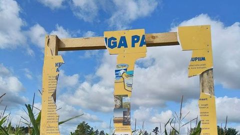 Saaremaa maisilabürindis käidi laamendamas