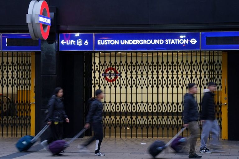 Забастовка лондонского метро 10 ноября