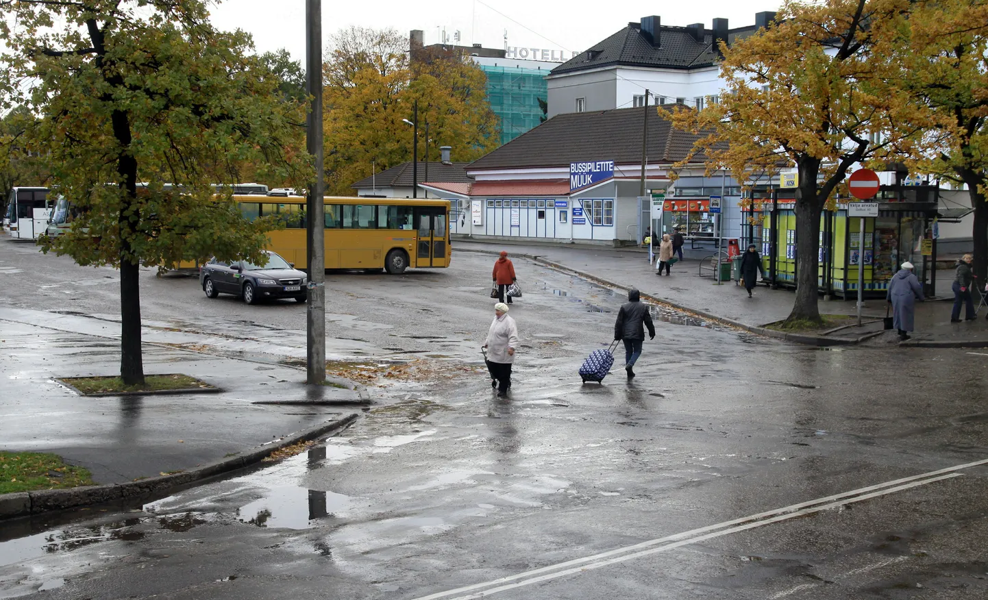 Pärnu bussijaam.