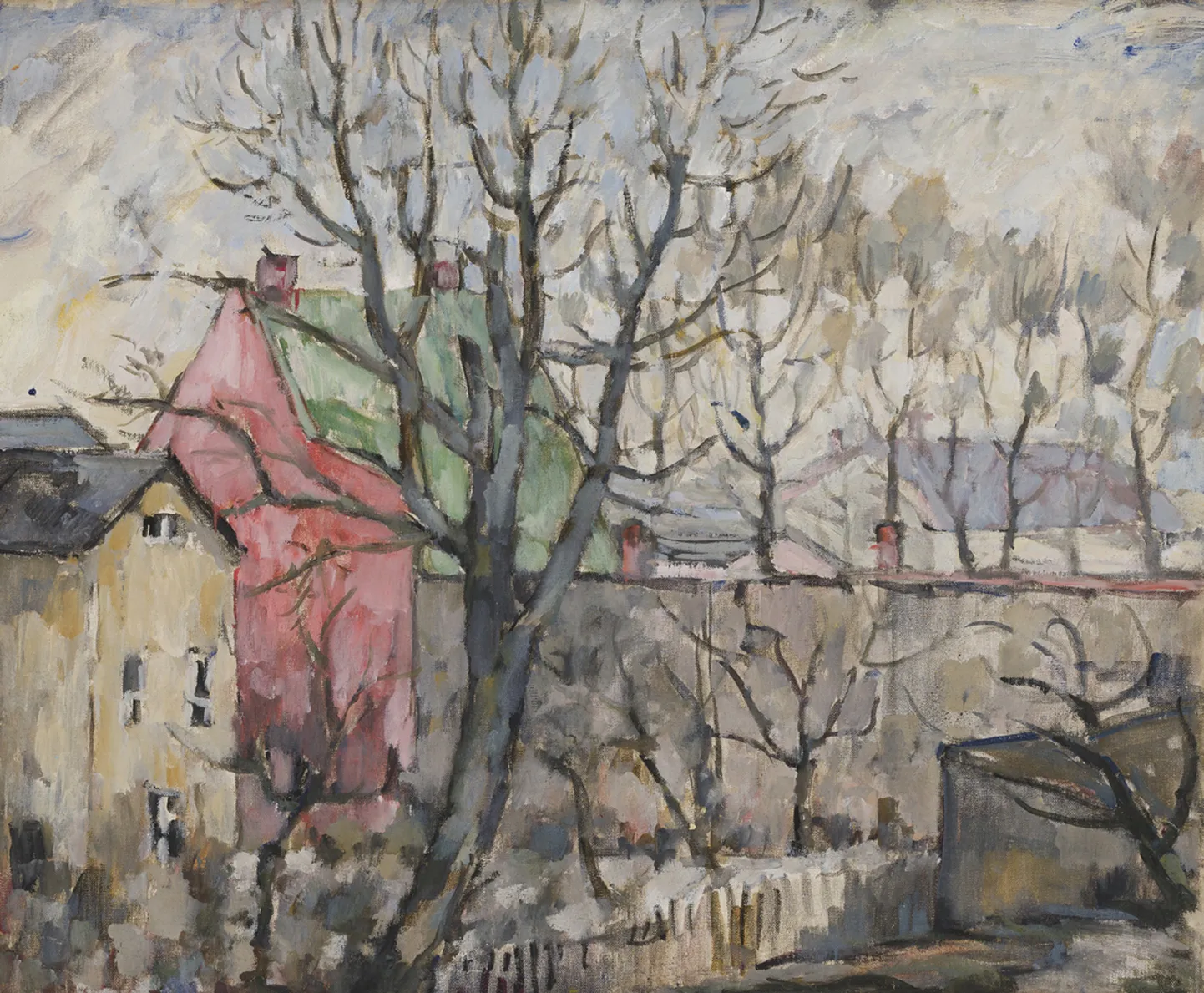 Villem Ormissoni maal «Linnamotiiv»