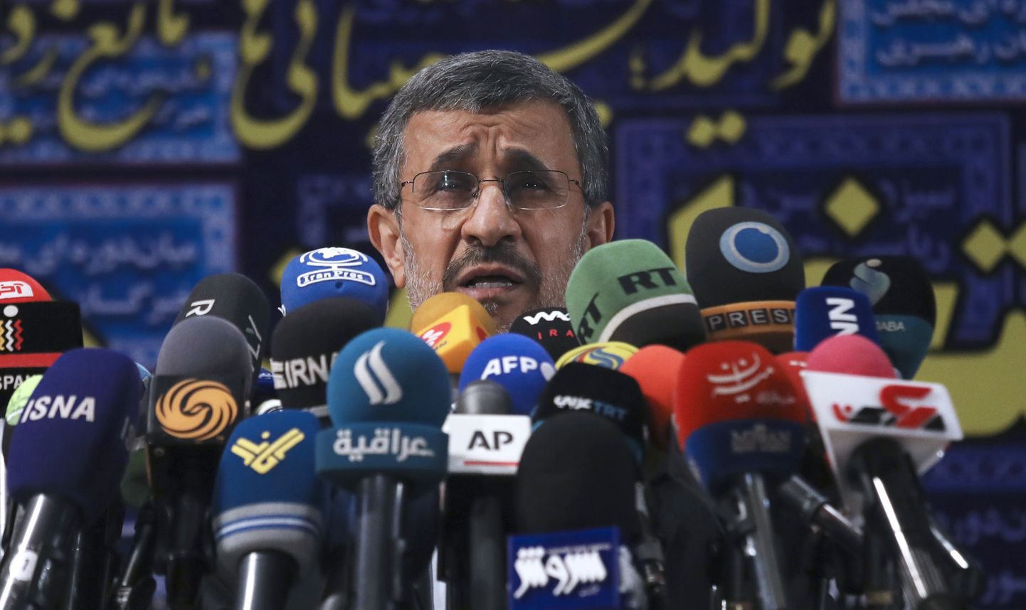 Irānas eksprezidents Mahmuds Ahmadinedžads.