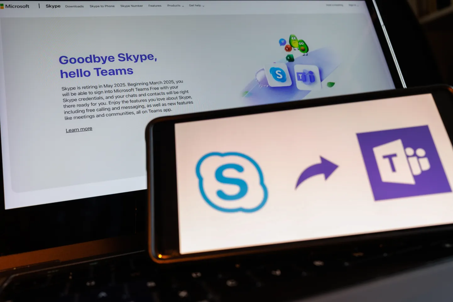 Начиная с этой недели Microsoft рекомендует использовать Teams вместо Skype.