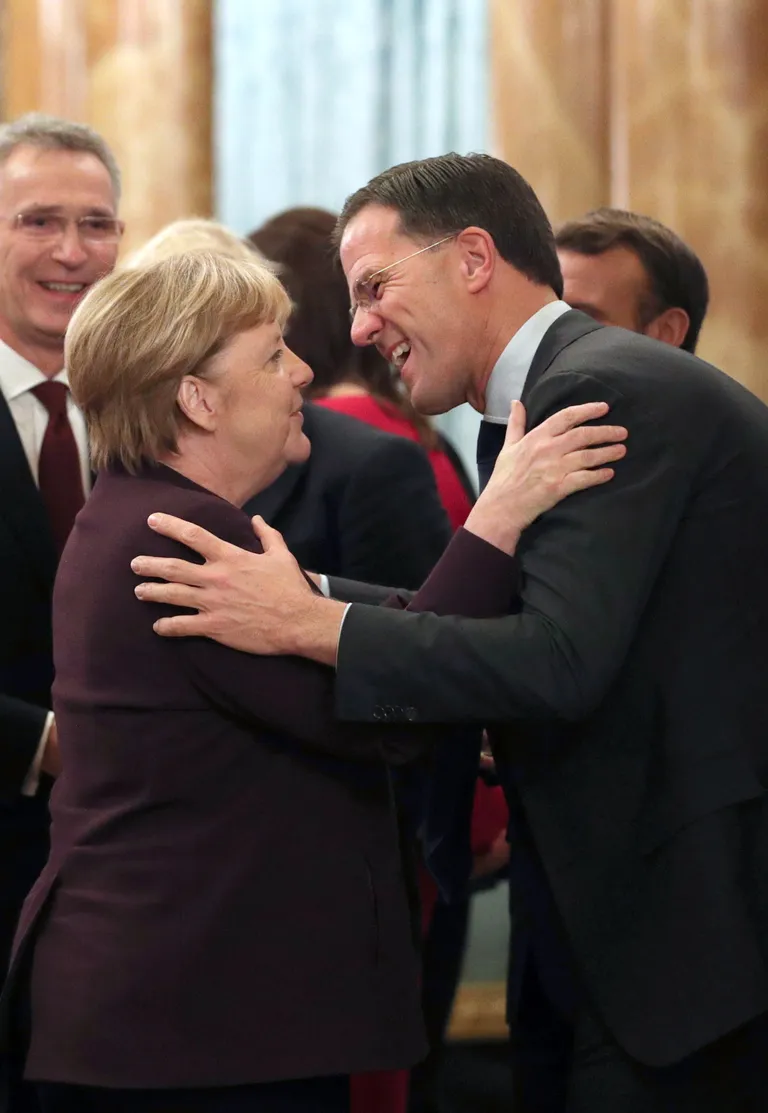 Hollandi peaminister Mark Rutte ja Angela Merkel