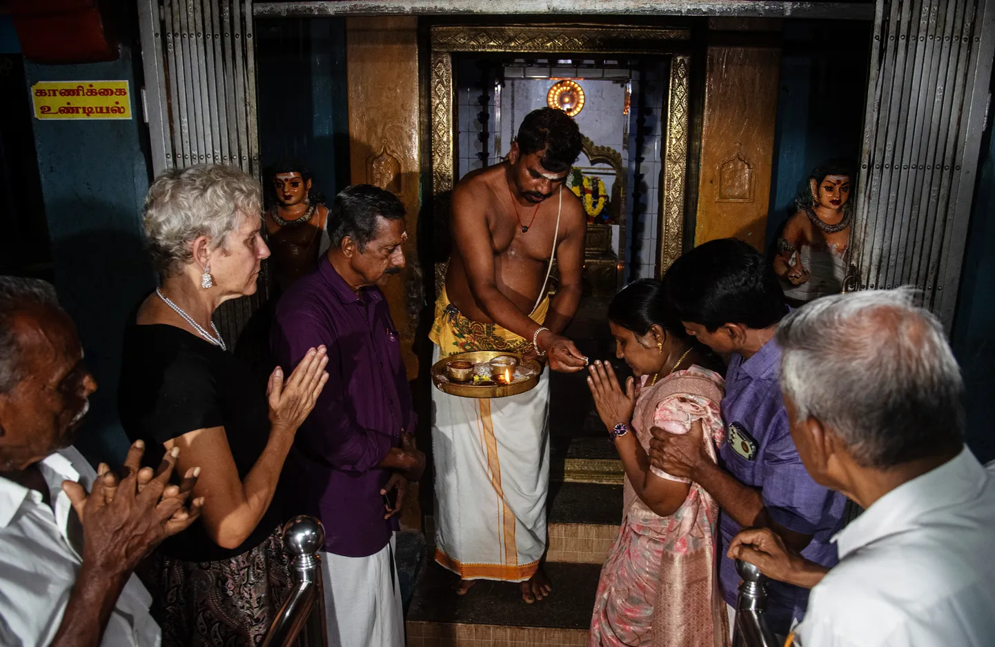 India preester Thulasendrapurami templi ees 5. novembril 2024. a.