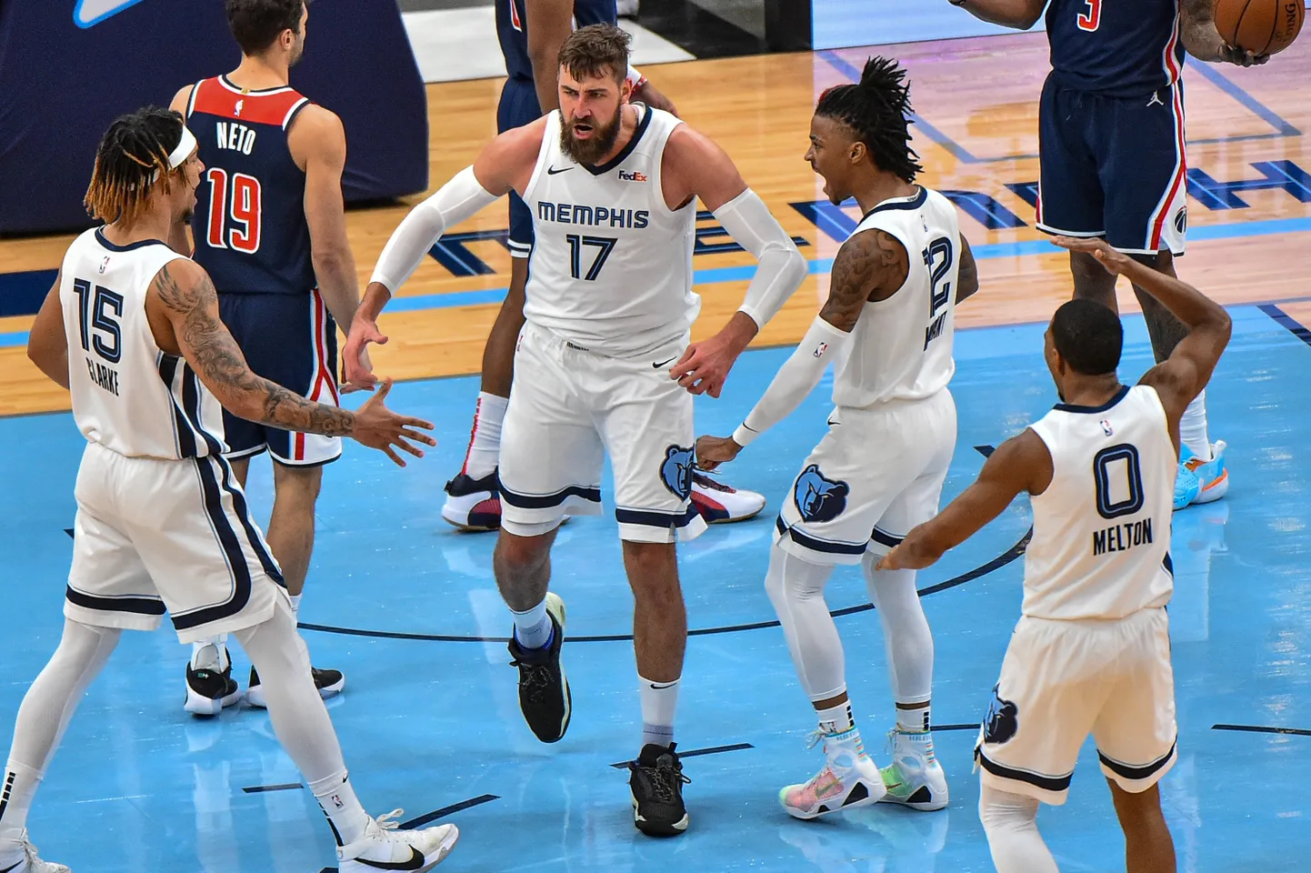 Jonas Valanciunas näitas täna enda võimu.