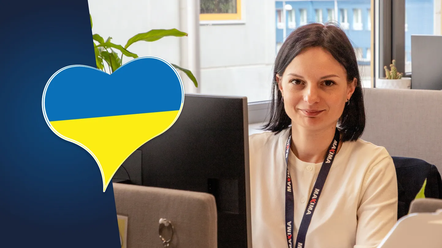 Üks Maxima Eesti kontorisse värvatud ukrainlastest on Vitalina Lomatchenko, kes märtsi lõpust aitab ettevõtte personaliosakonnal kaasmaalasi palgata.
