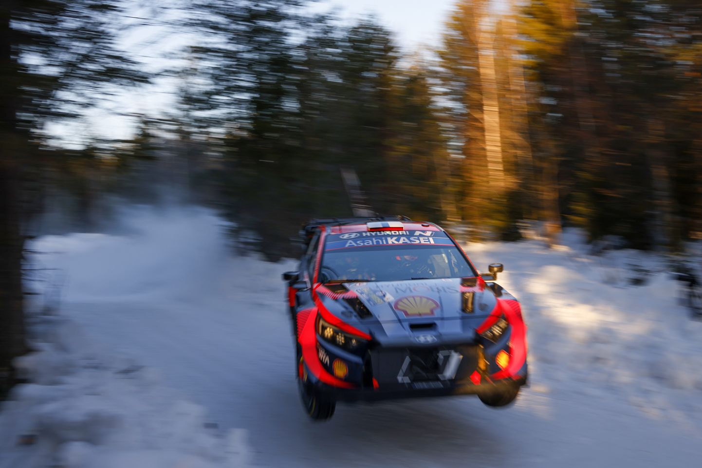 Esapekka Lappi Hyundai i20 Rally1-autoga 2023. aastal Rootsi MM-rallil.