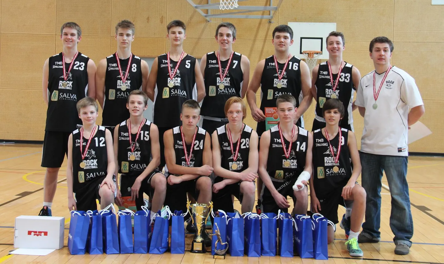 Tartu Rocki U15 võistkond.