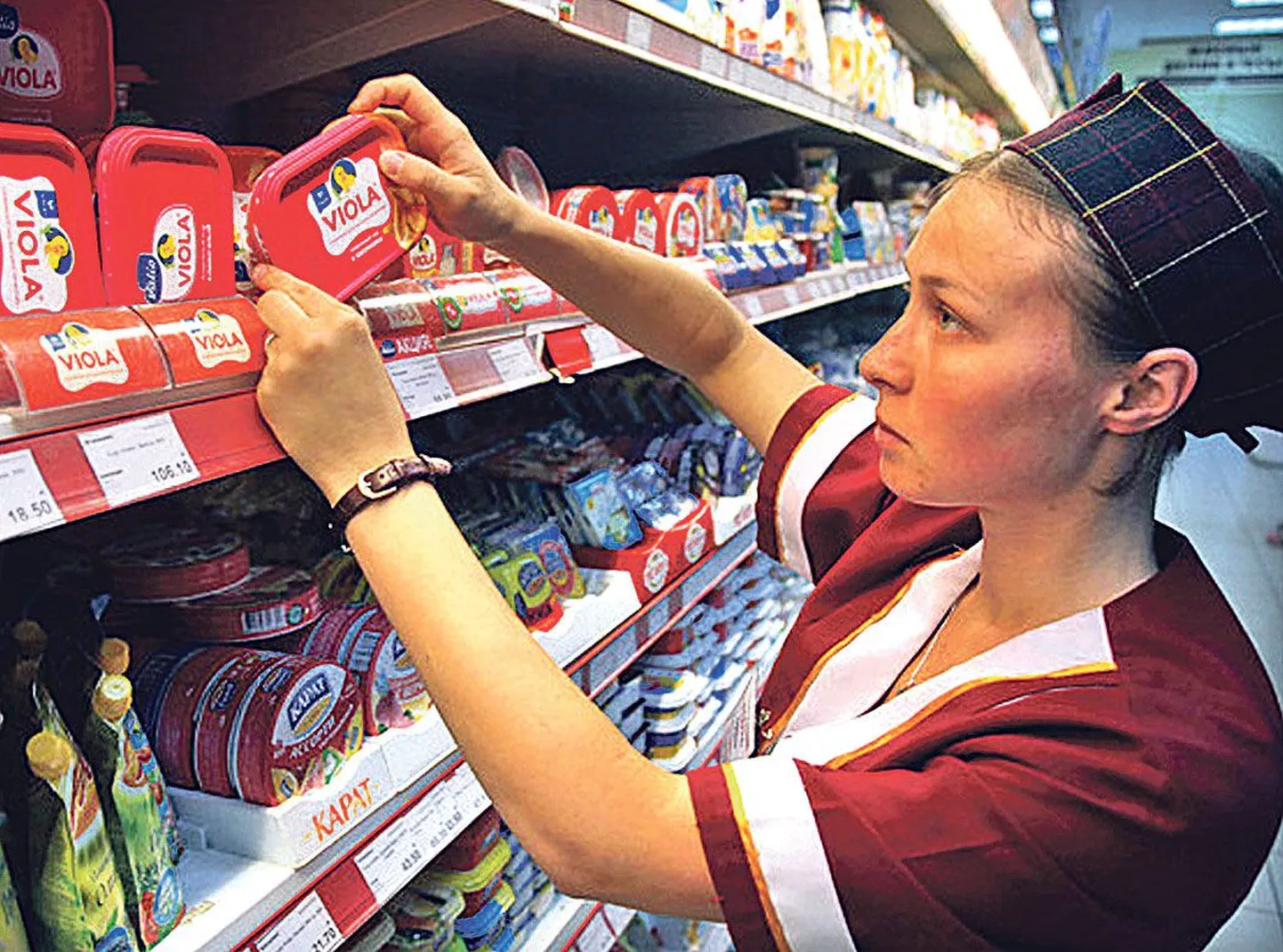 Valio tooted kadusid Vene lettidelt juba möödunud kuul.