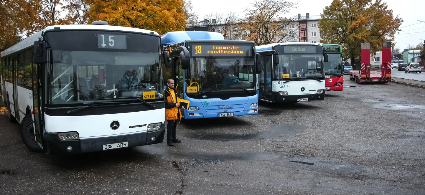 GoBusi bussid. Foto on illustratiivne.