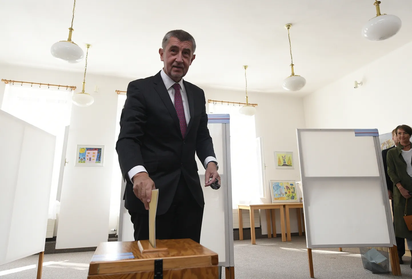 Tšehhi eskpeaminister Andrej Babiš valimas Prahas (oktoober 2018)