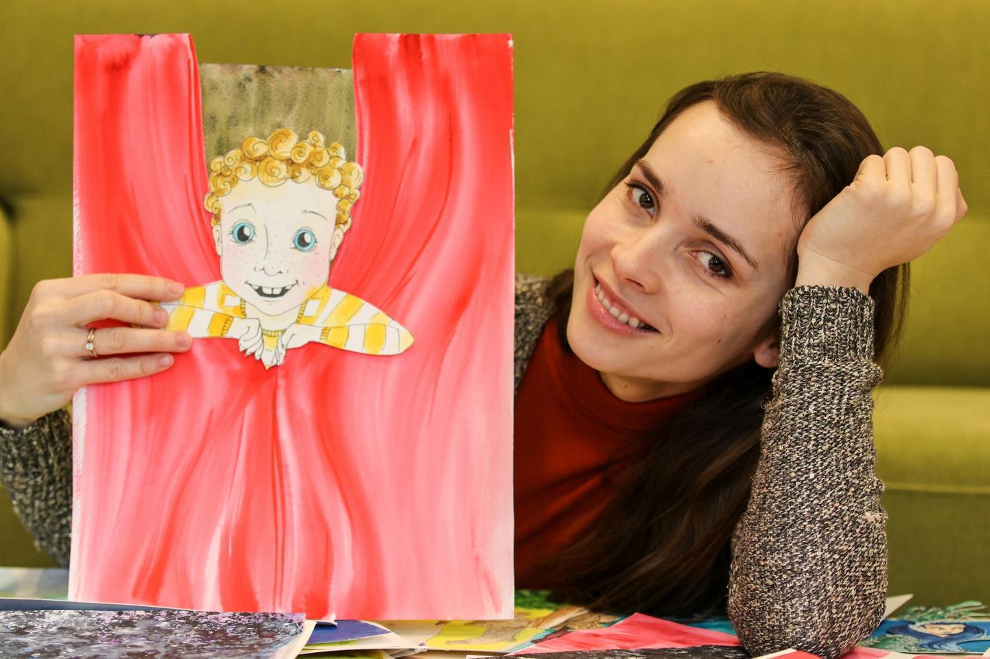 Laupäeval esitletakse Ugalas lastelaulude kogumikku, mille illustratsioonid on teinud näitleja Klaudia Tiitsmaa.