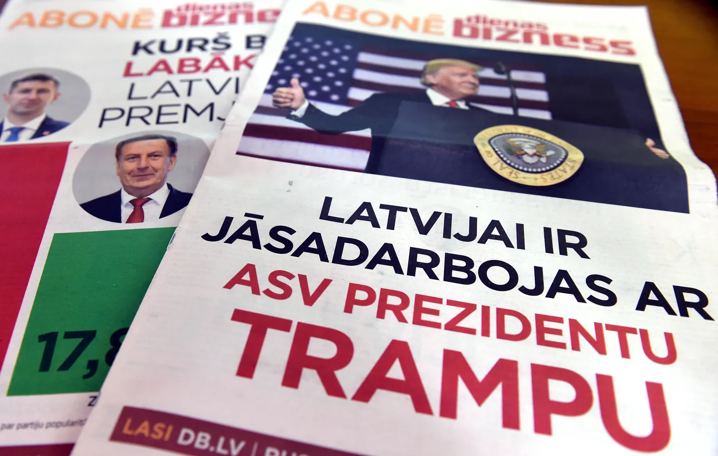 Bezmaksas izdevums "Dienas Bizness".