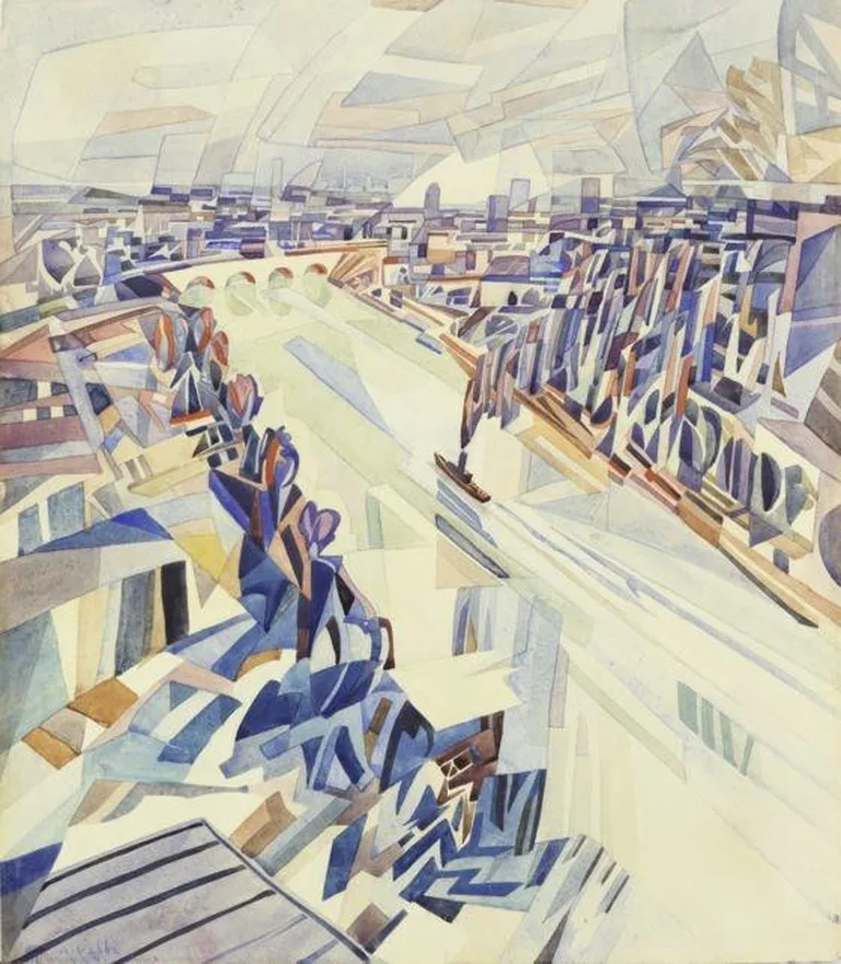 Ado Vabbe, «Seine’i jõgi» 1924. Eesti Kunstimuuseum.