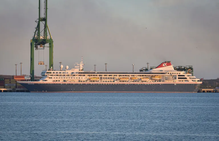 MS Braemar Kuubal Marieli sadamas.