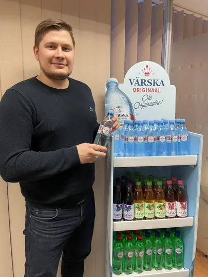 ASi Värska Originaal juhatuse esimehe Rauno Jõgeva.