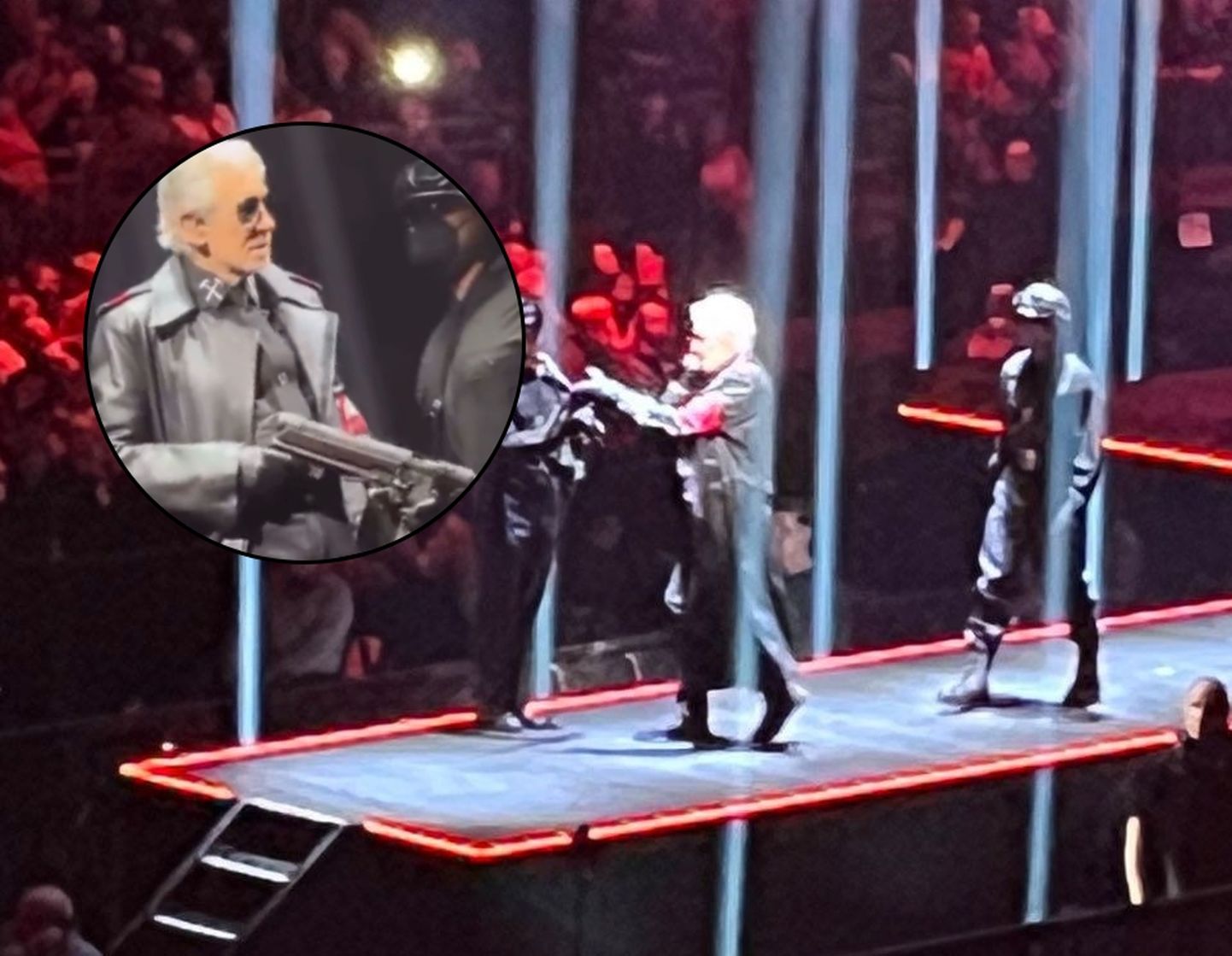 Roger Watersi äärmuslik kostüümivalik Berliini kontserdil on tekitanud skandaali