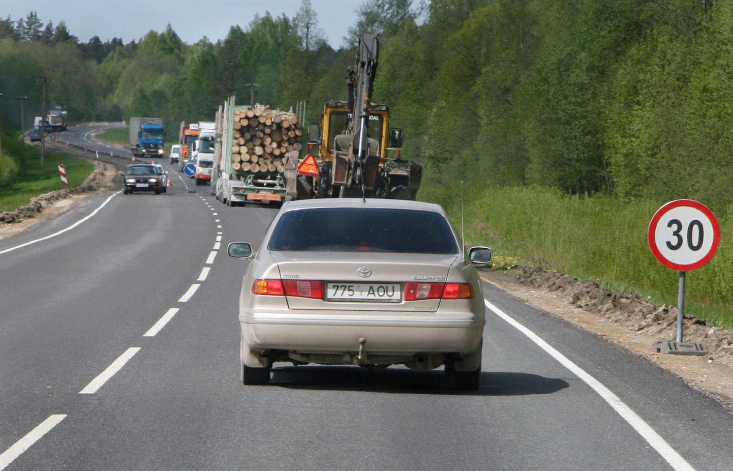 Suurim liiklussageduse langus põhimaanteel oli mullu Valga-Uulu maantee Kilingi-Nõmme ja Uulu vahelise teelõigul.
