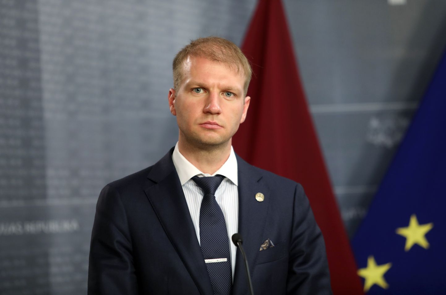 Klimata un enerģētikas ministrs Kaspars Melnis.