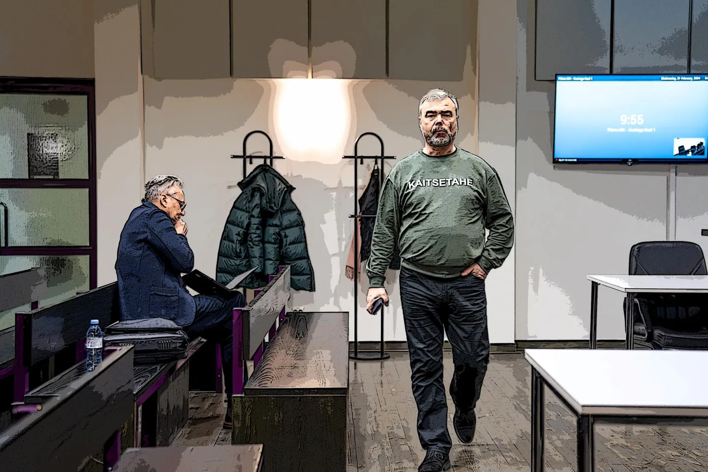 Aleksandr Sorokini (vasakul) ja Ago Kalmeri äritüli on niivõrd suur, et seda on proovitud klaarida nii tsiviil- kui ka kriminaalkohtus.