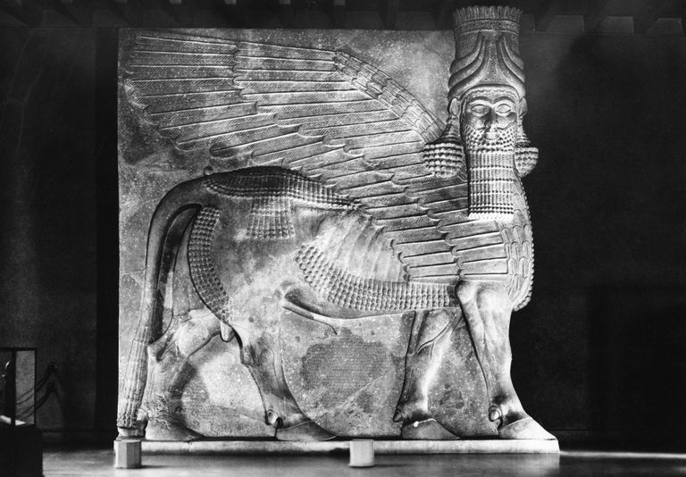 Hävitatud lamassukuju Sargoni palees