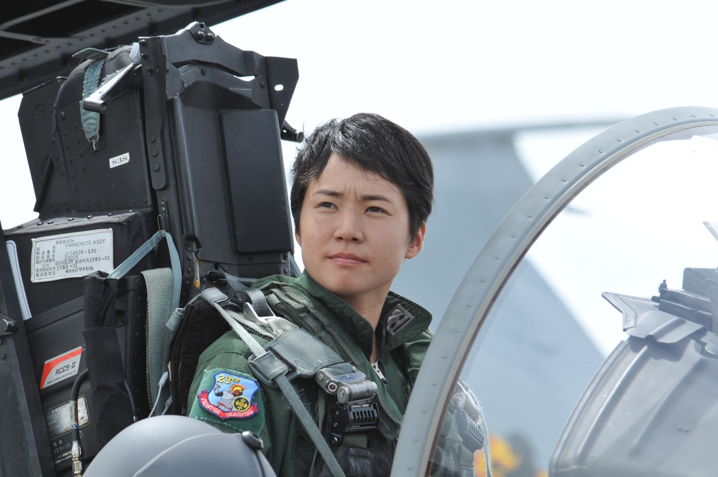 Jaapani esimene naissoost hävitajapiloot leitnant Misa Matsushima.