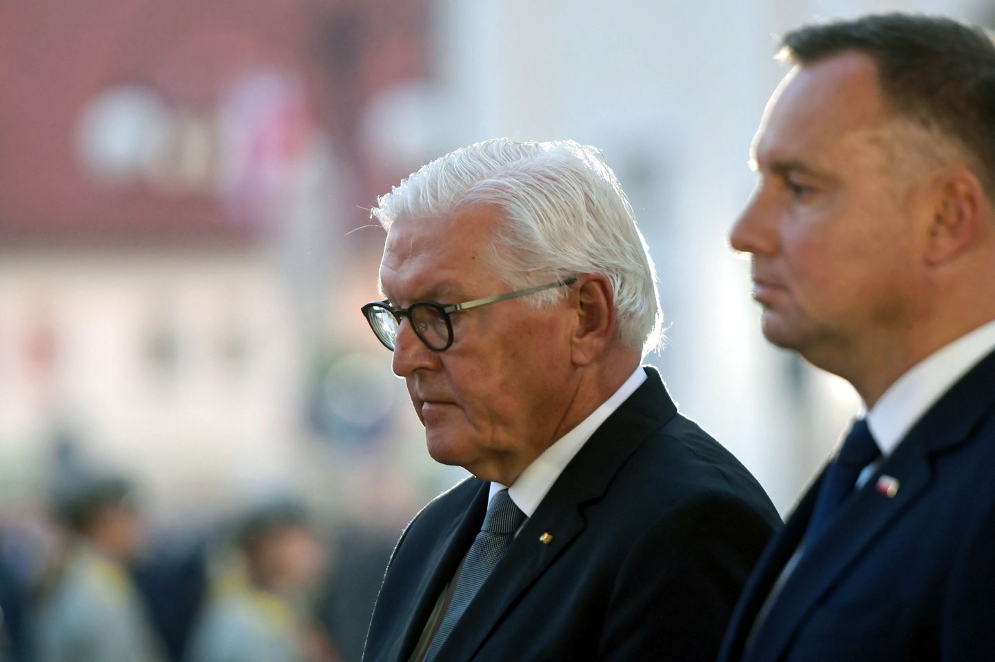 Saksa president Frank-Walter Steinmeier ja Poola president Andrzej Duda.