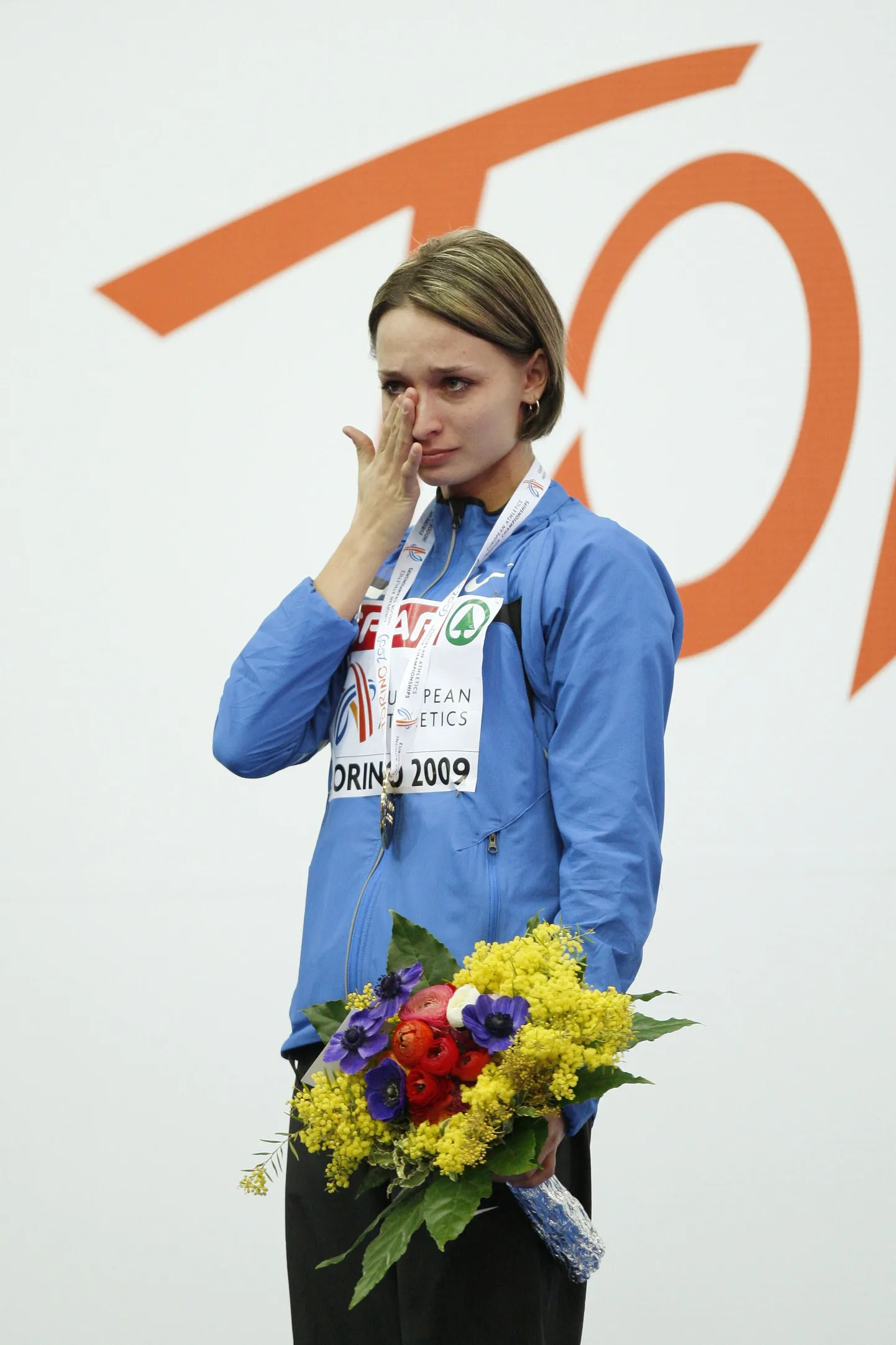 Ksenija Balta autasustamisel.